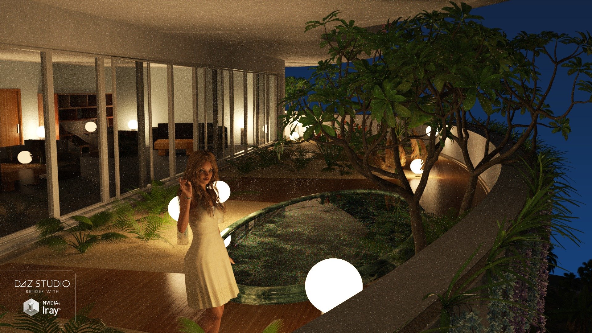 Eco Building Eco Building by: PeanterraAndrey Pestryakov, 3D Models by Daz 3D