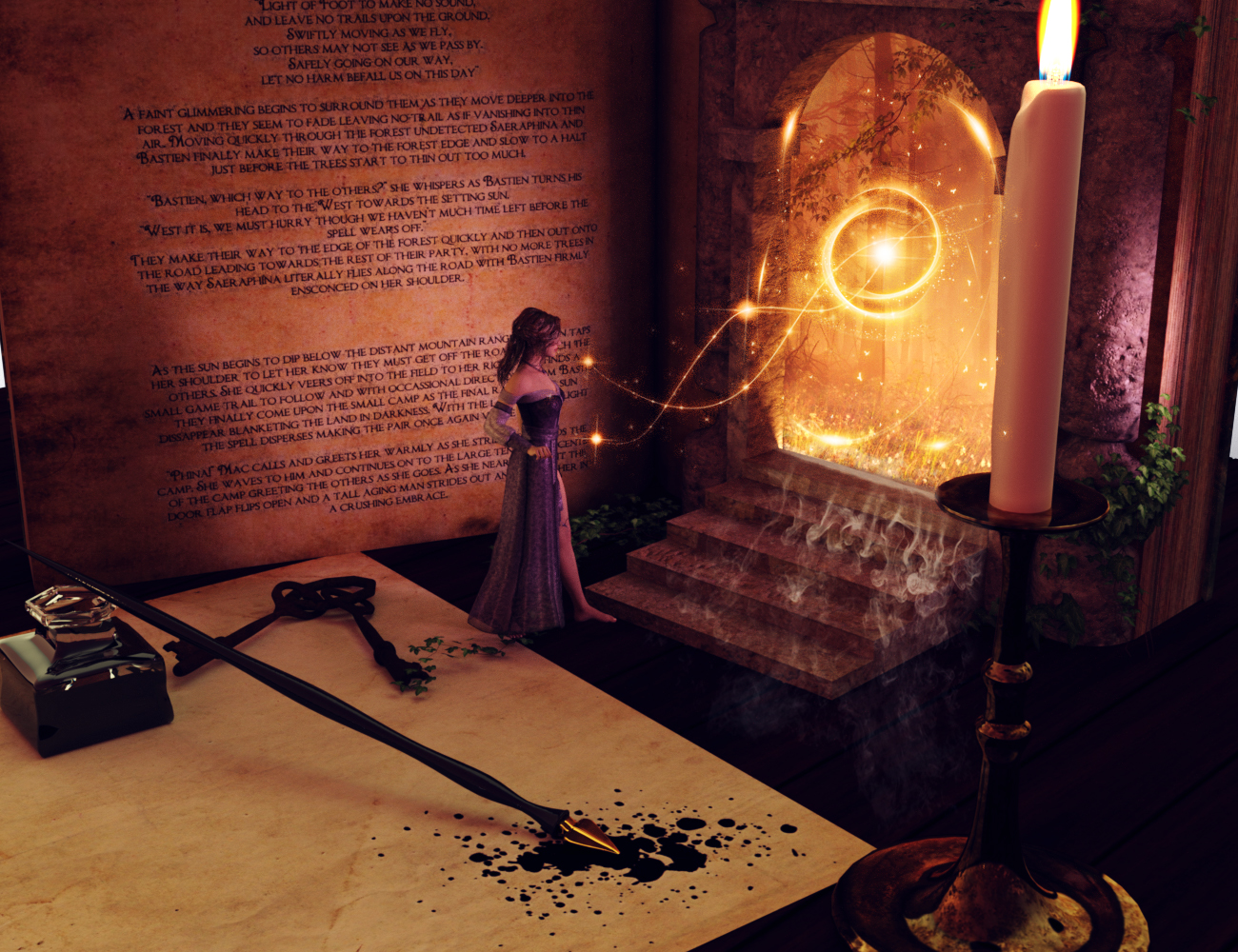 A Fantastical Story A Fantastical Story by: PandyGirl, 3D Models by Daz 3D