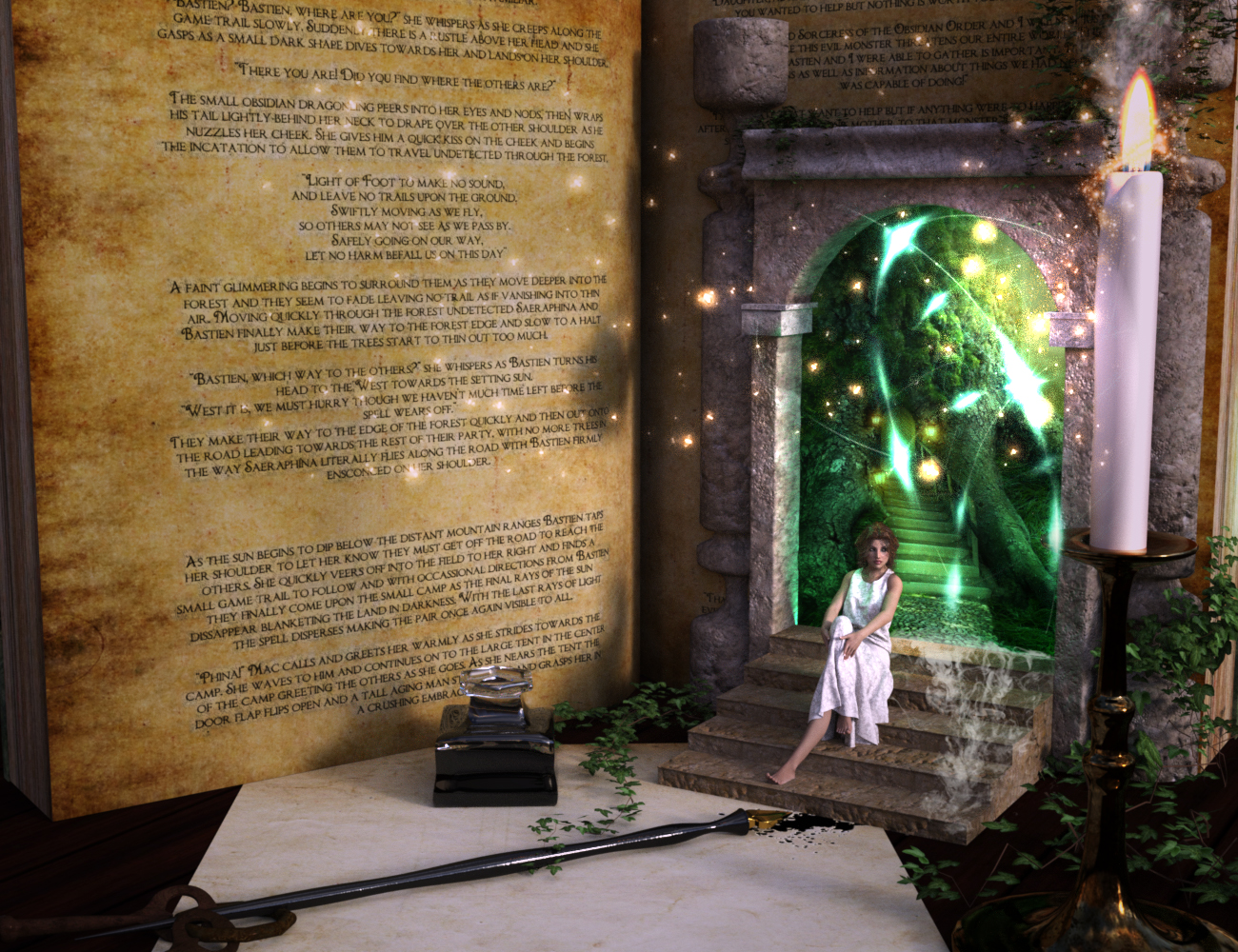 A Fantastical Story by: PandyGirl, 3D Models by Daz 3D
