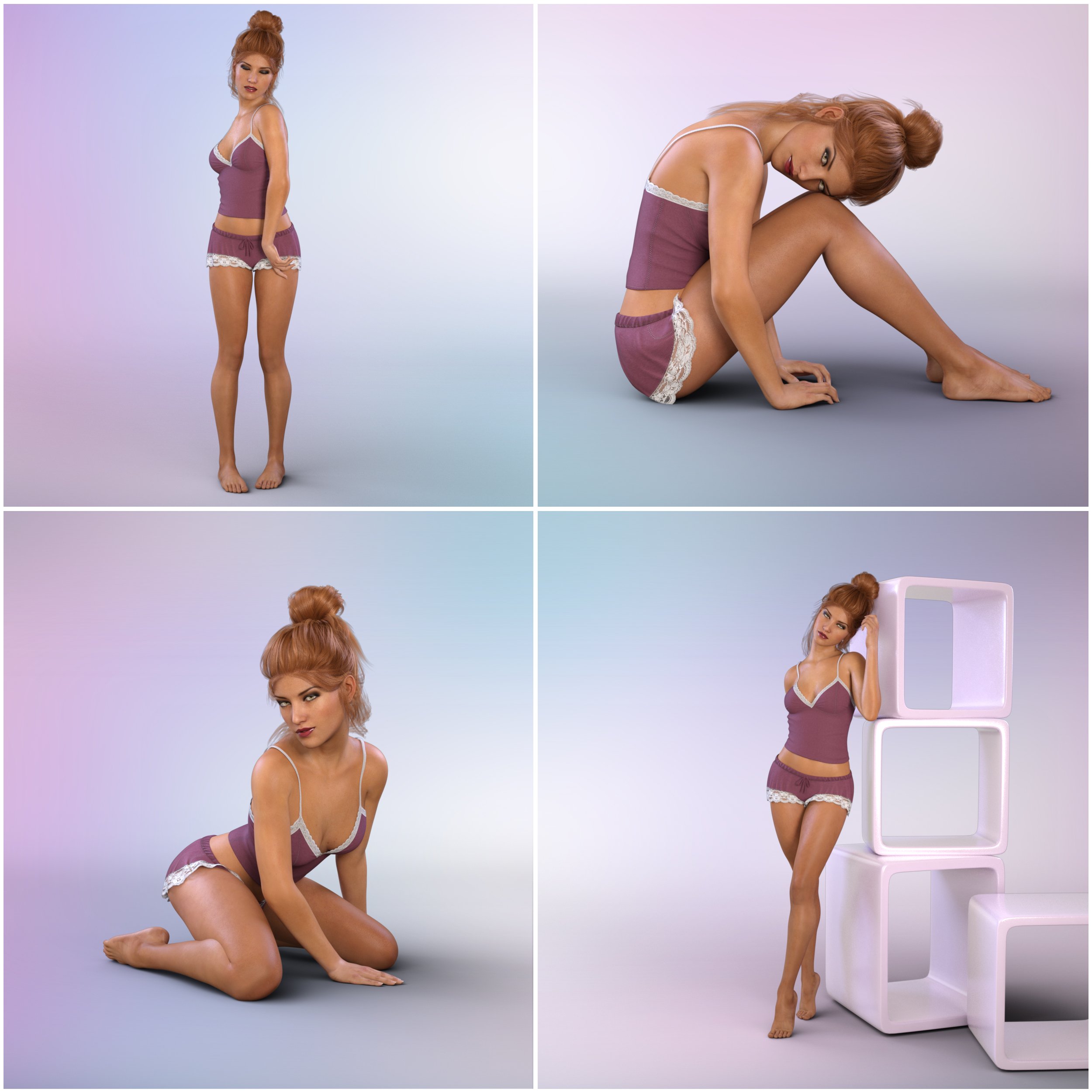 Z Girl Next Door - Poses for Genesis 8 Female and Victoria 8 by: Zeddicuss, 3D Models by Daz 3D