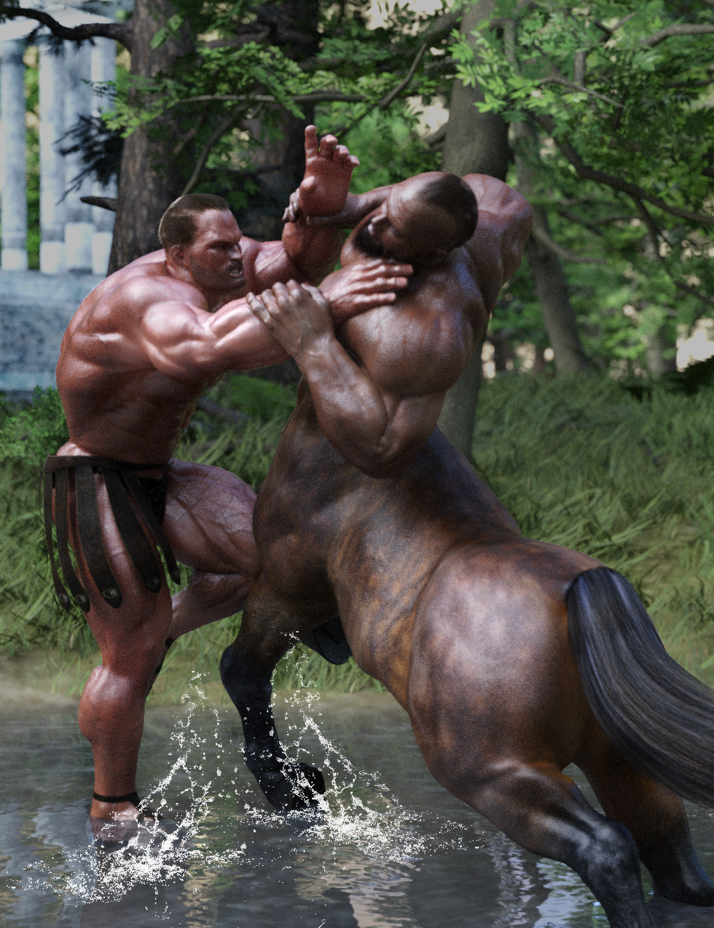 Nessus HD for Centaur 7 Male by: SimonWM, 3D Models by Daz 3D