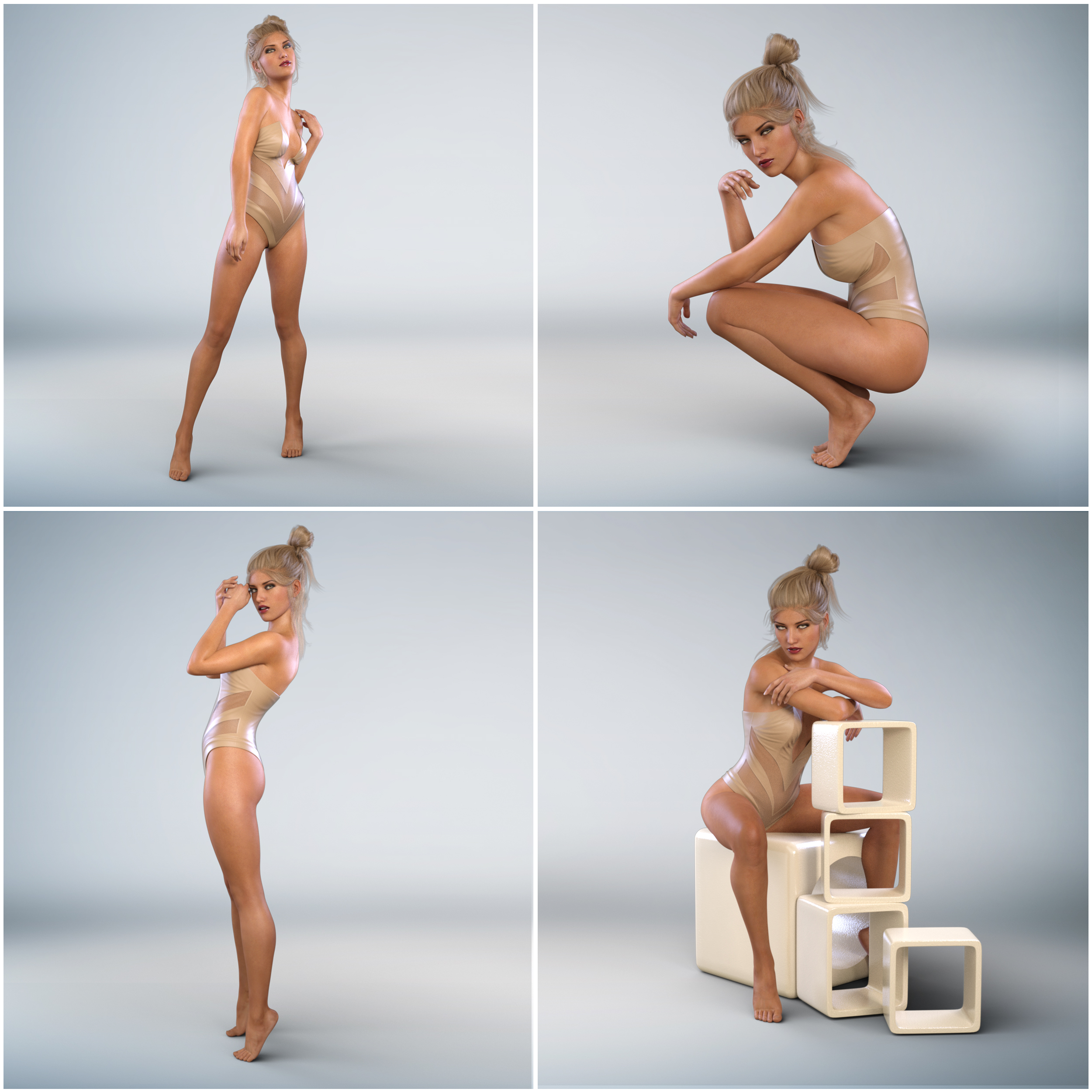 Z Glamour Model - Poses for Genesis 8 Female and Victoria 8 by: Zeddicuss, 3D Models by Daz 3D