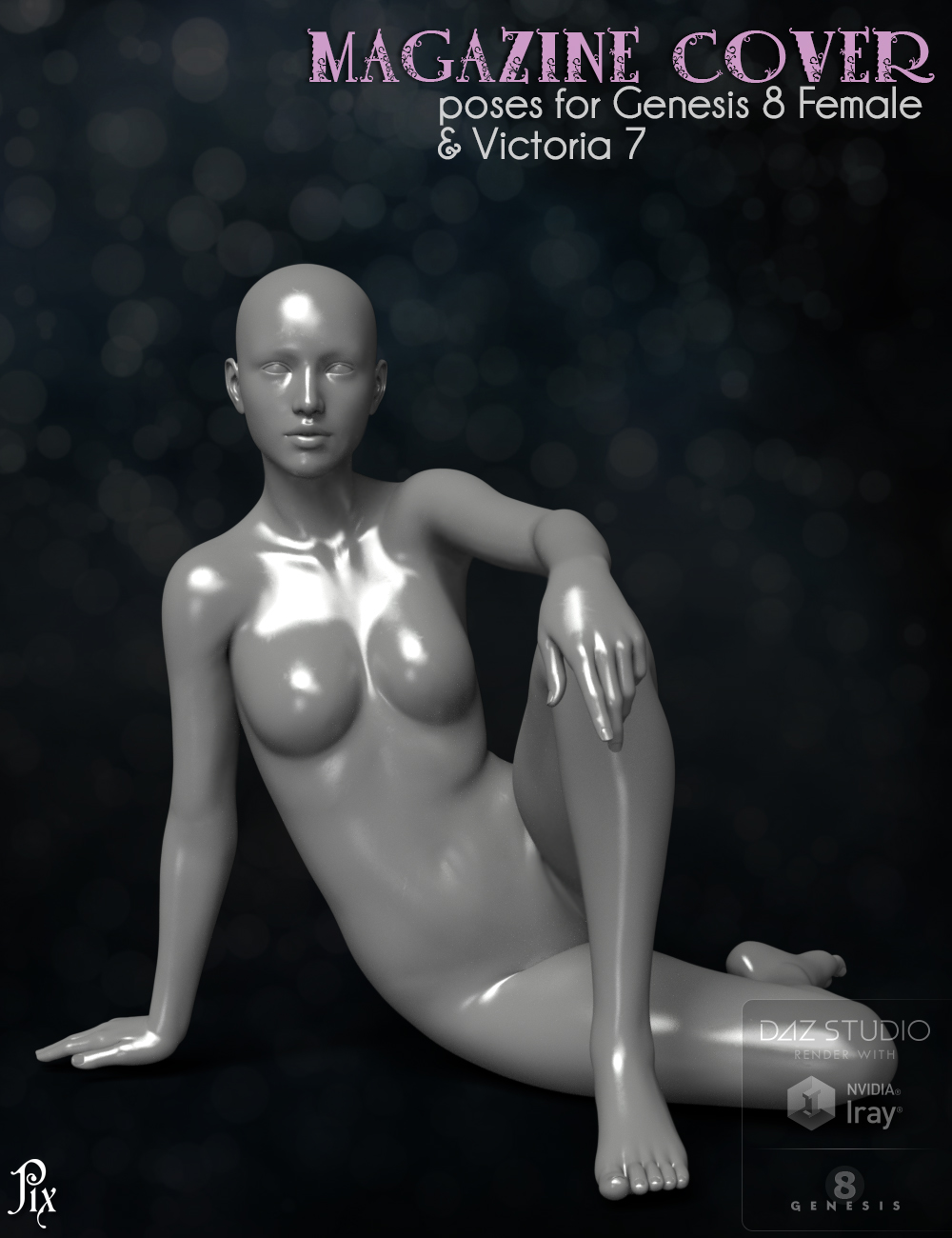 Magazine Cover Poses for Genesis 8 Female & Victoria 8 Magazine Cover Poses for Genesis 8 Female & Victoria 8 by: Pixeluna, 3D Models by Daz 3D