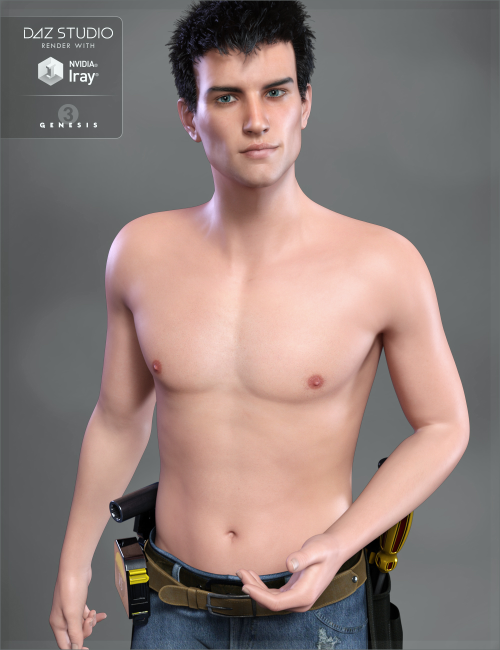 FW Tobias HD for Genesis 3 Male by: Fred Winkler Art, 3D Models by Daz 3D