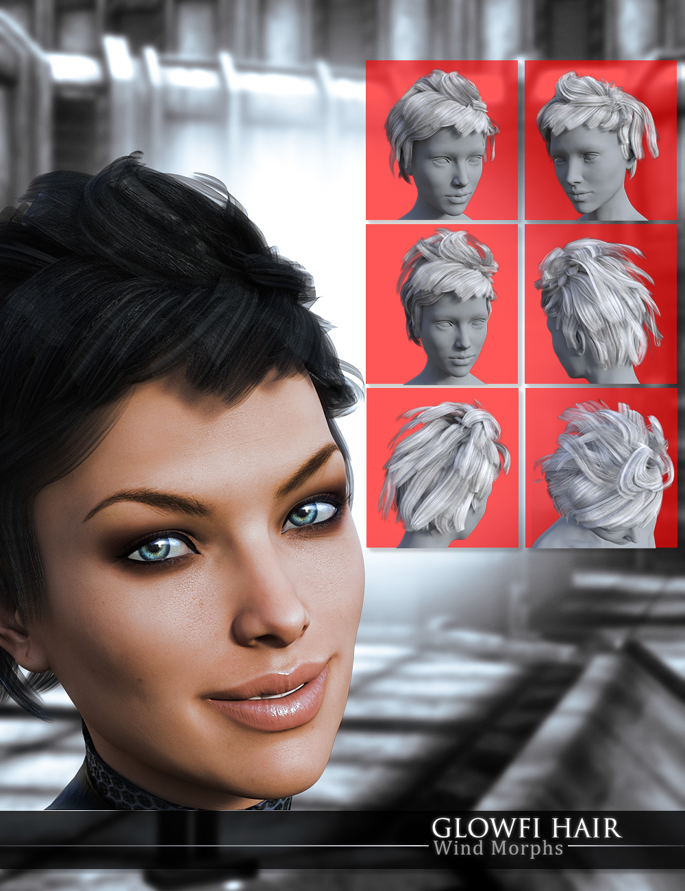 GlowFi Hair for Genesis 3 GlowFi Hair for Genesis 3 by: , 3D Models by Daz 3D