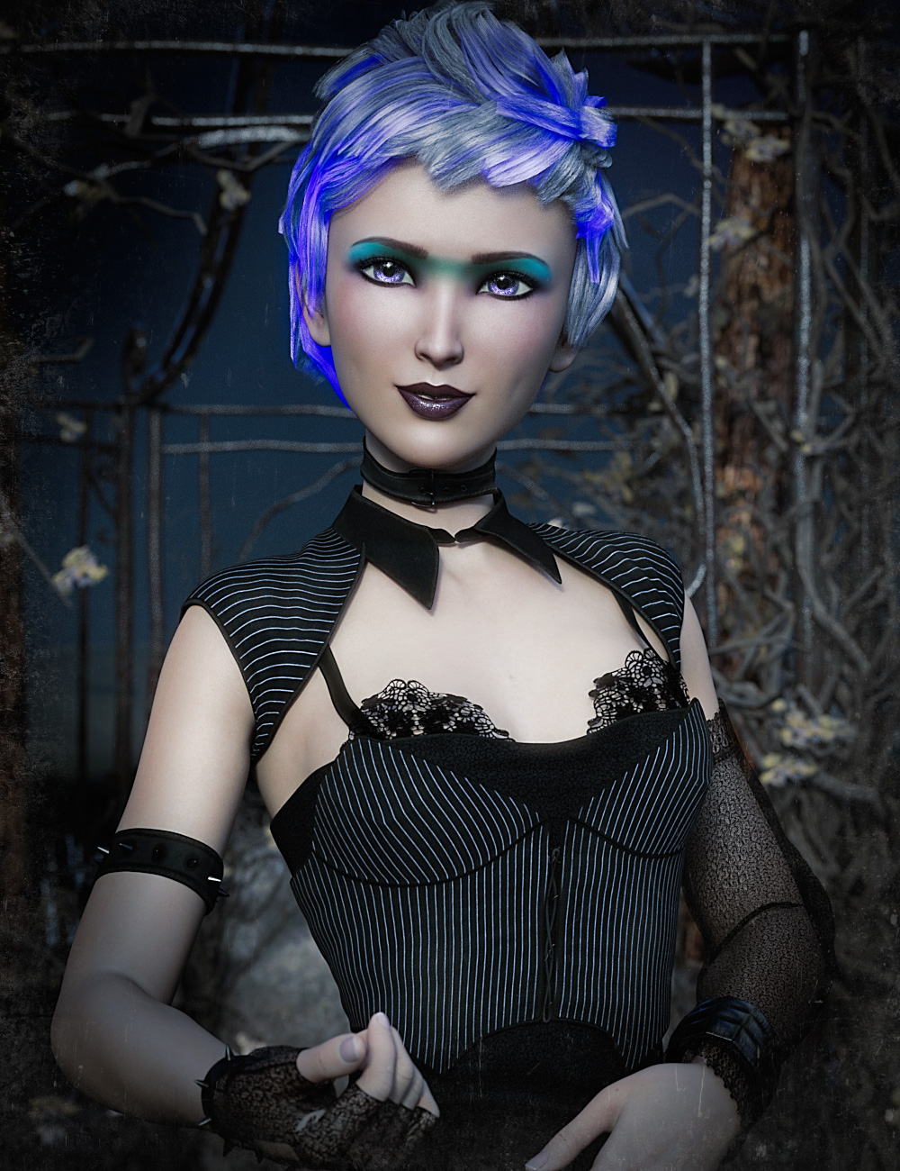 GlowFi Hair Big Color Pack for Genesis 3 by: , 3D Models by Daz 3D