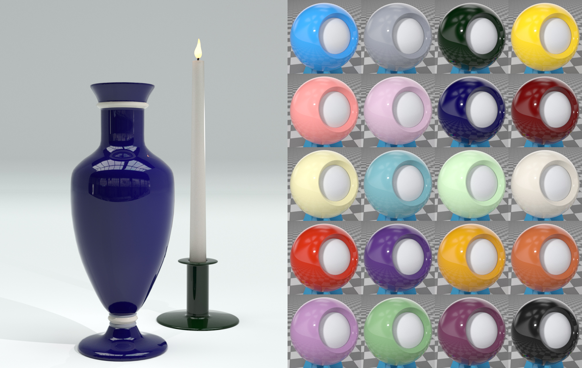 Rialto Glassworks Shaders and Props for Iray by: Khory, 3D Models by Daz 3D
