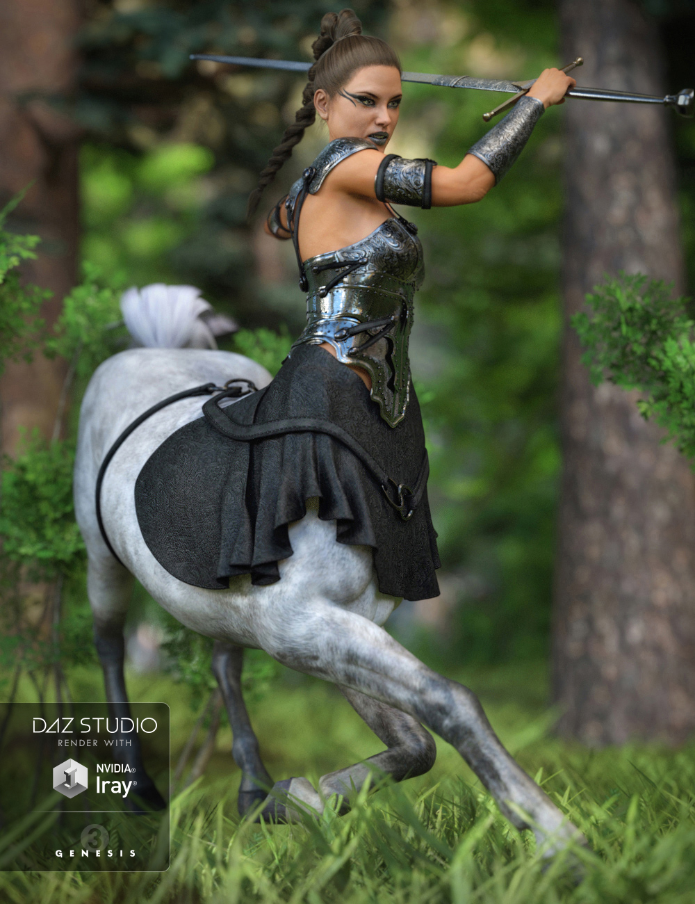 Warrior Queen Outfit Textures by: DirtyFairy, 3D Models by Daz 3D