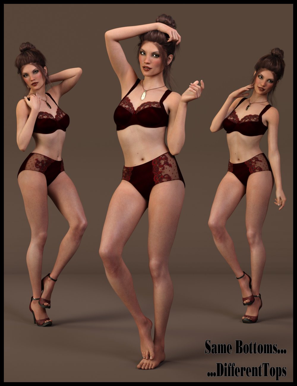 Fascination Poses for Genesis 3 Female by: lunchlady, 3D Models by Daz 3D