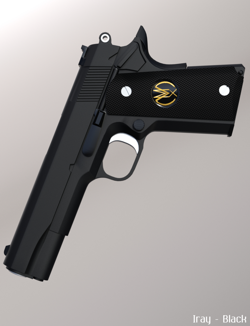 MMX-45ACP Pistol with Accessories MMX-45ACP Pistol with Accessories by: Mattymanx, 3D Models by Daz 3D