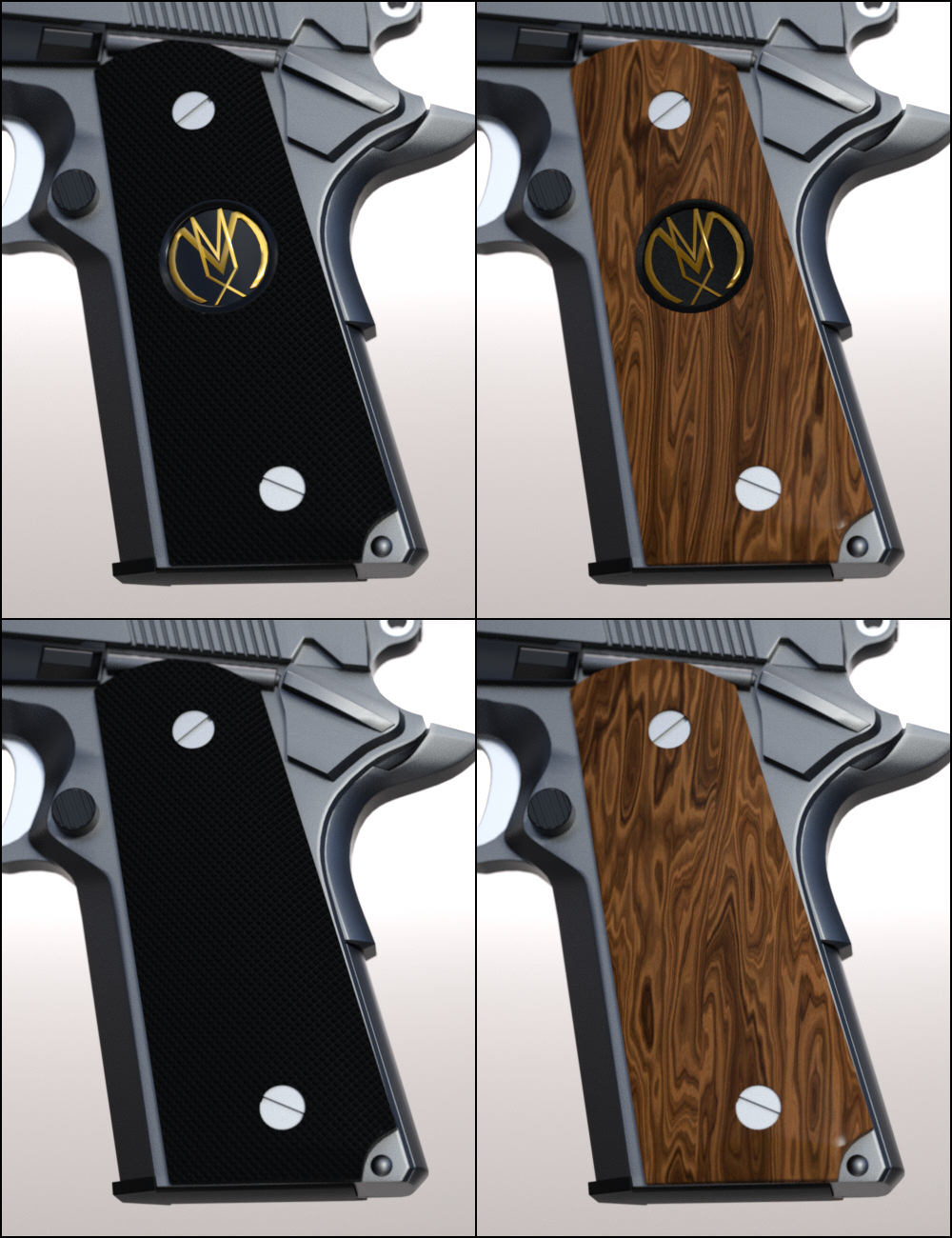 MMX-45ACP Pistol with Accessories MMX-45ACP Pistol with Accessories by: Mattymanx, 3D Models by Daz 3D