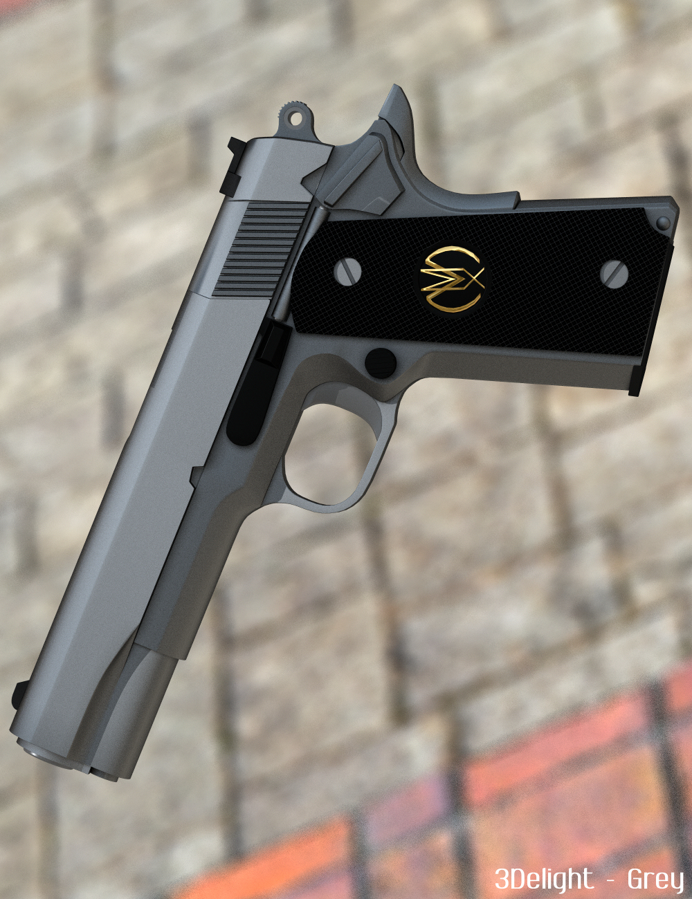 MMX-45ACP Pistol with Accessories MMX-45ACP Pistol with Accessories by: Mattymanx, 3D Models by Daz 3D