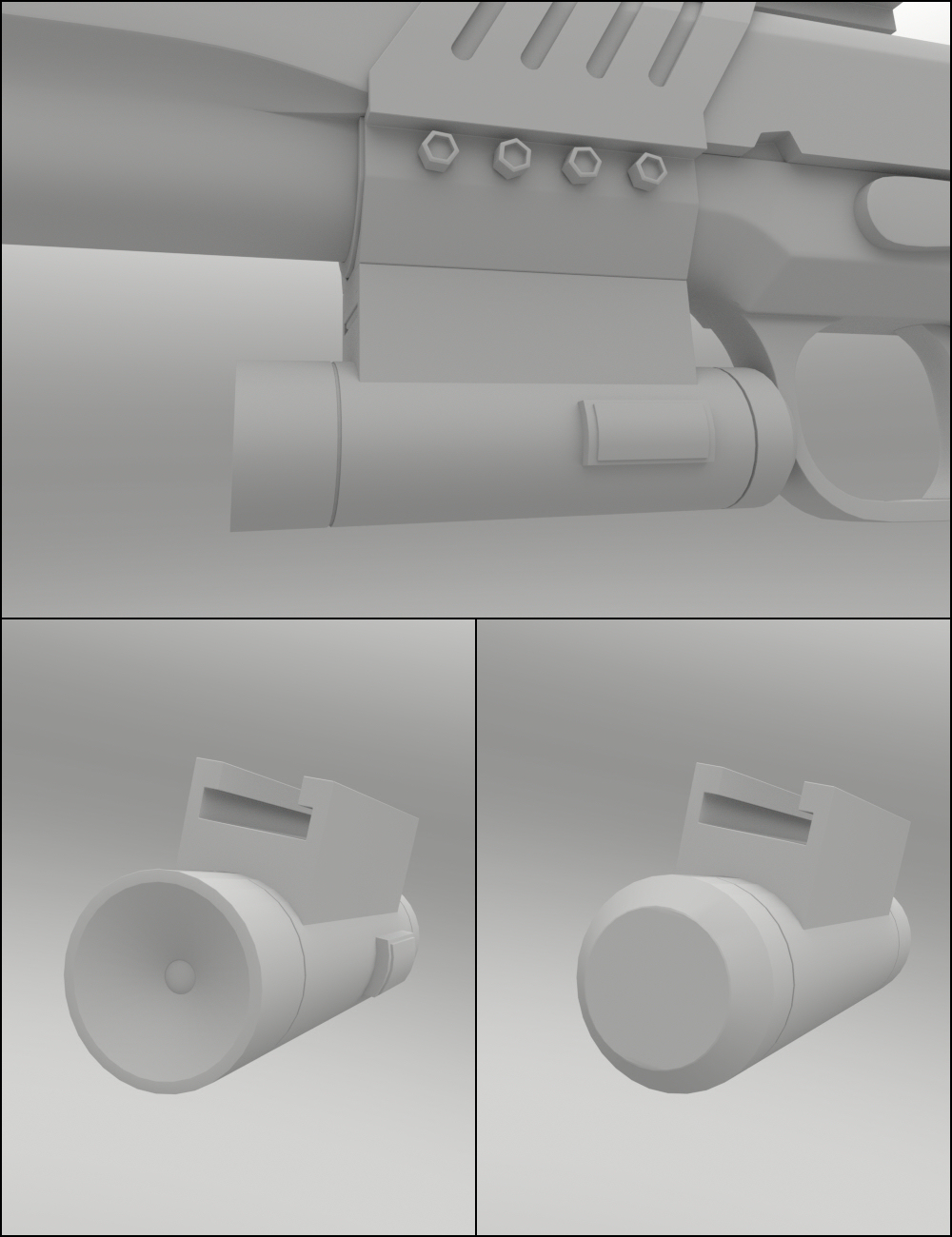 MMX-45ACP Pistol with Accessories MMX-45ACP Pistol with Accessories by: Mattymanx, 3D Models by Daz 3D