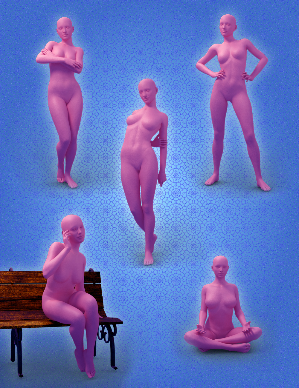 Posapalooza Poses for Genesis 8 Female(s) by: RawArt, 3D Models by Daz 3D