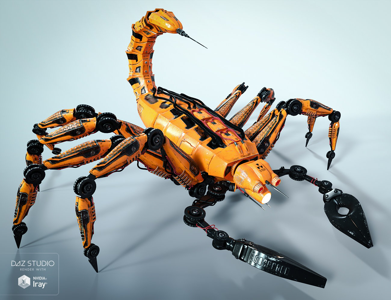 Marcoor Intelbot Scorpion Addon by: Ravnheart, 3D Models by Daz 3D