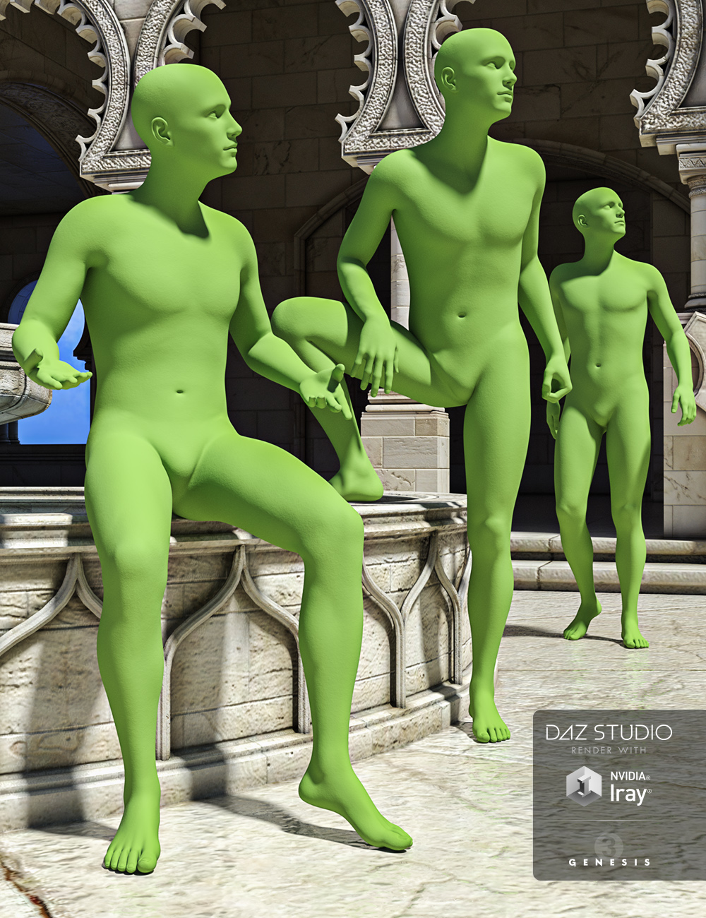 Saba'a AlKair Poses by: Predatron, 3D Models by Daz 3D