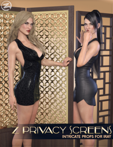 Z Privacy Screens Z Privacy Screens by: Zeddicuss, 3D Models by Daz 3D