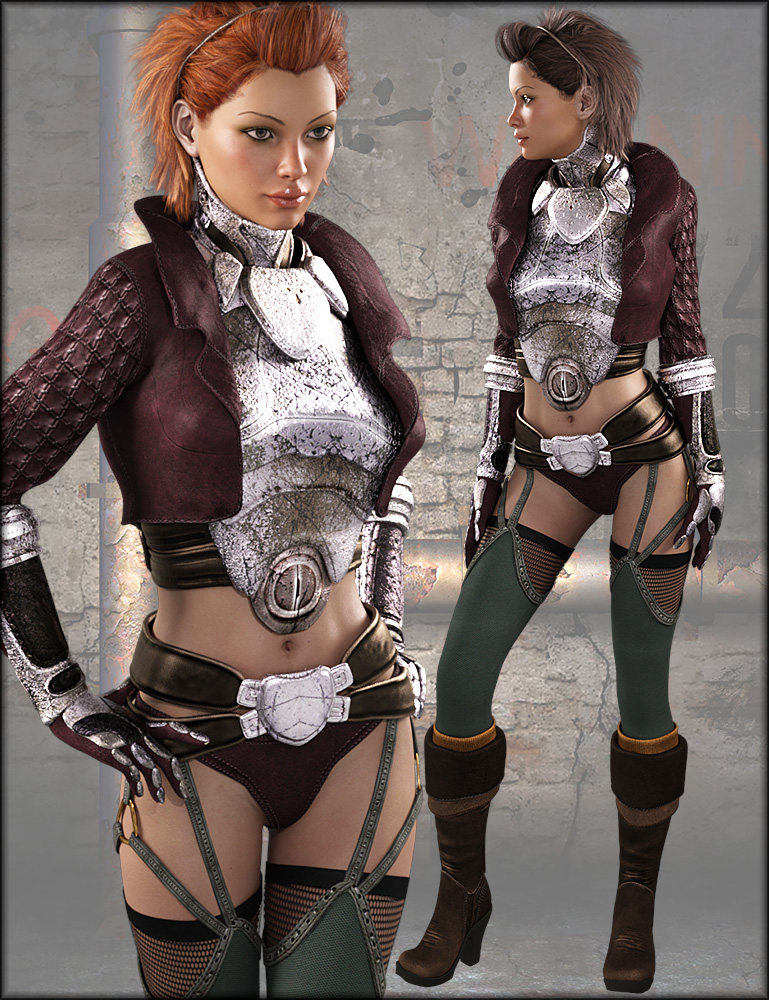 Emeka Outfit Textures by: Shox-Design, 3D Models by Daz 3D