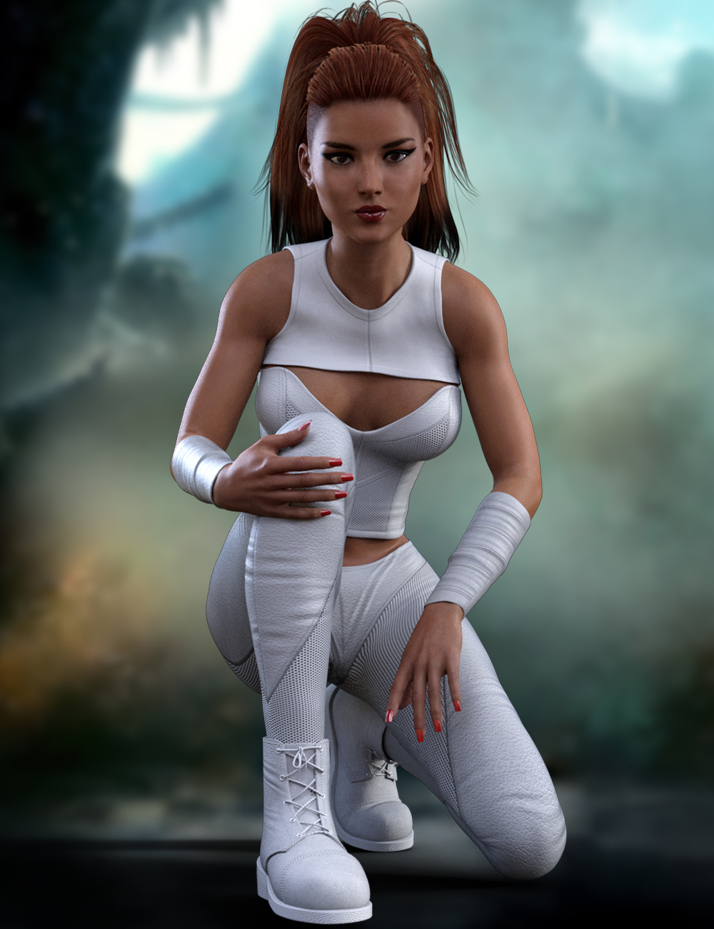 X-Fashion Mesh Outfit for Genesis 3 Female(s) by: xtrart-3d, 3D Models by Daz 3D