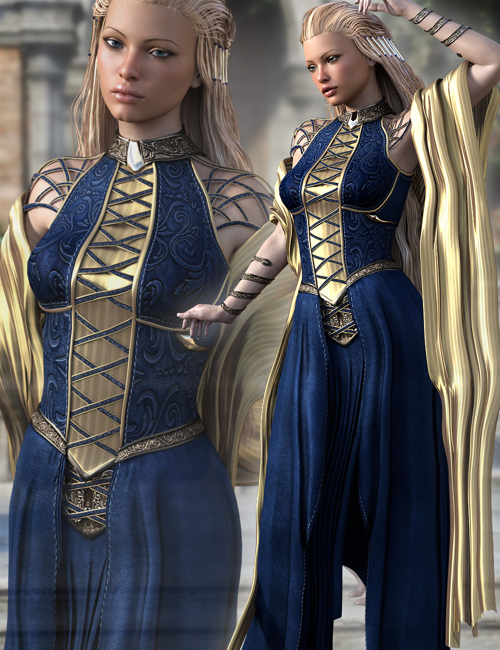 The Tyto Ensemble for Genesis 3 Female(s) by: ArkiShox-Design, 3D Models by Daz 3D