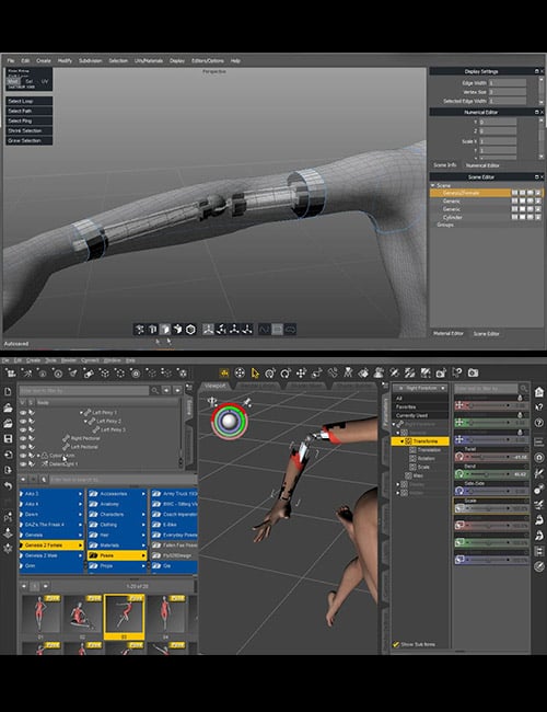 3D Cyborg Tutorial 3D Cyborg Tutorial by: Dreamlight, 3D Models by Daz 3D
