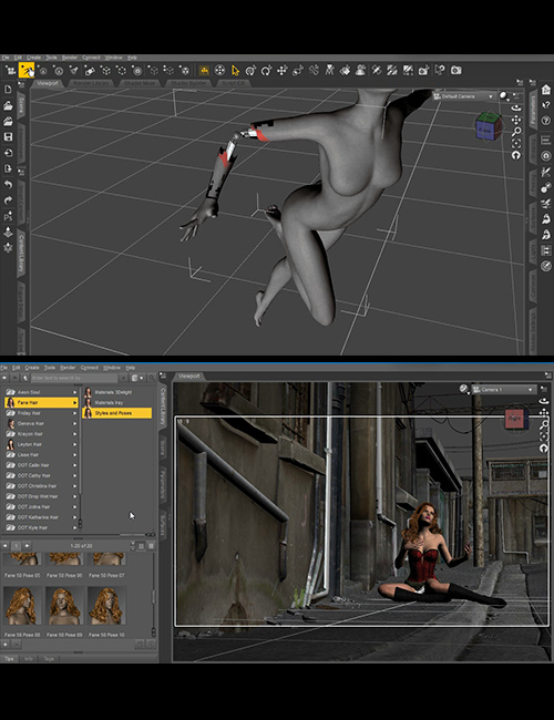 3D Cyborg Tutorial 3D Cyborg Tutorial by: Dreamlight, 3D Models by Daz 3D