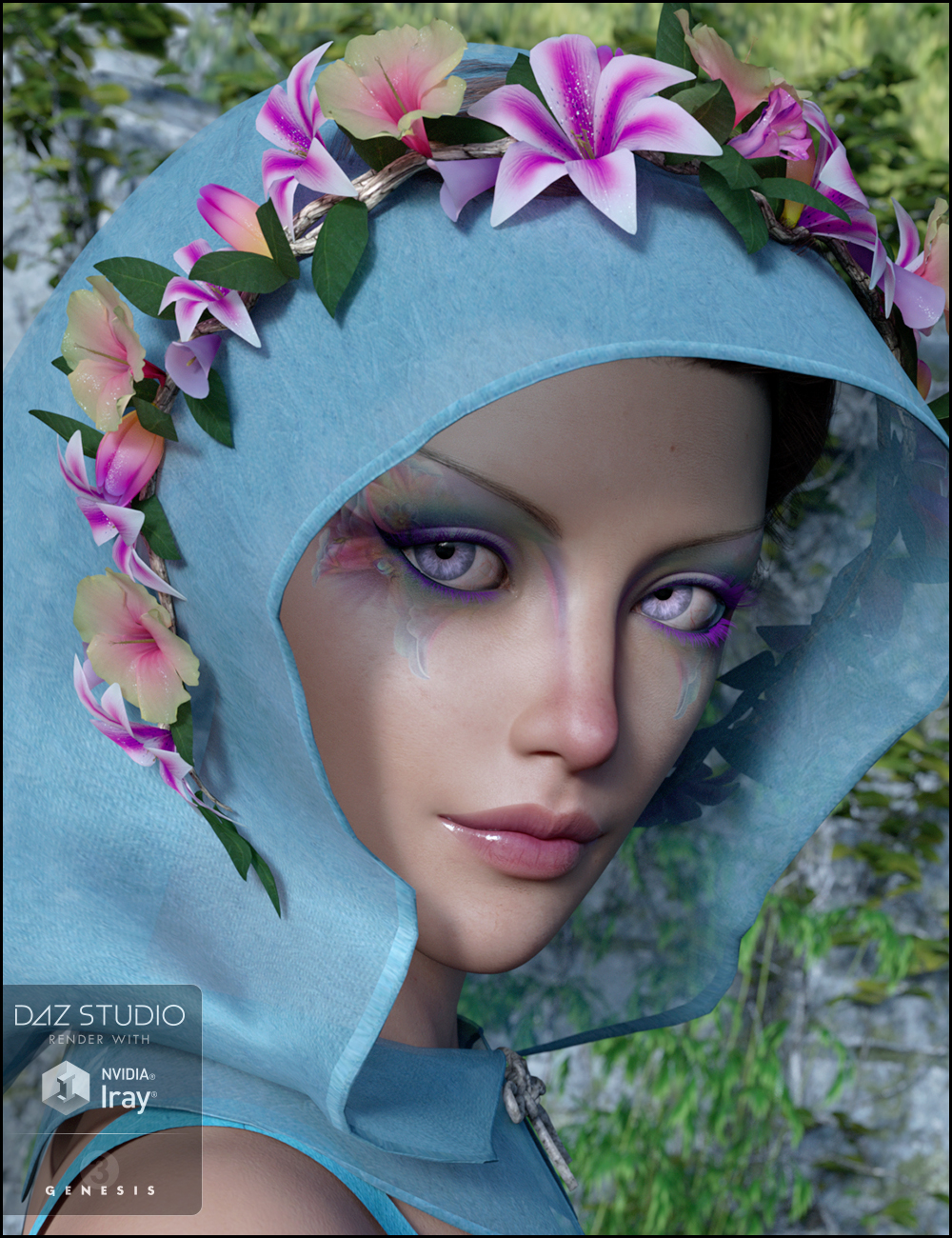 Woodland Magic for Genesis 3 Female(s) by: JessaiiWildDesigns, 3D Models by Daz 3D