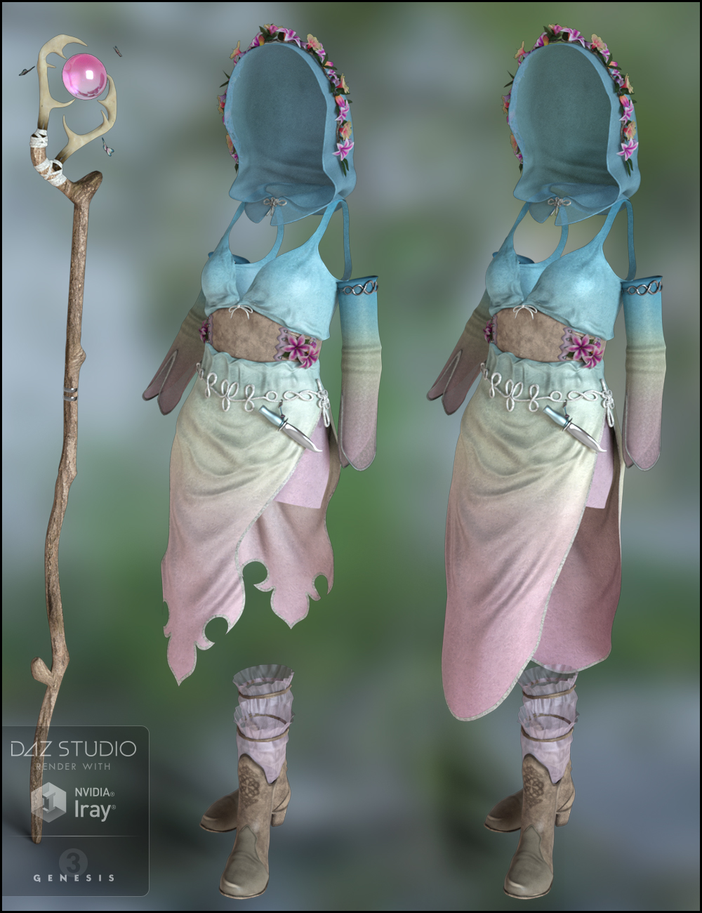 Woodland Magic for Genesis 3 Female(s) Woodland Magic for Genesis 3 Female(s) by: JessaiiWildDesigns, 3D Models by Daz 3D