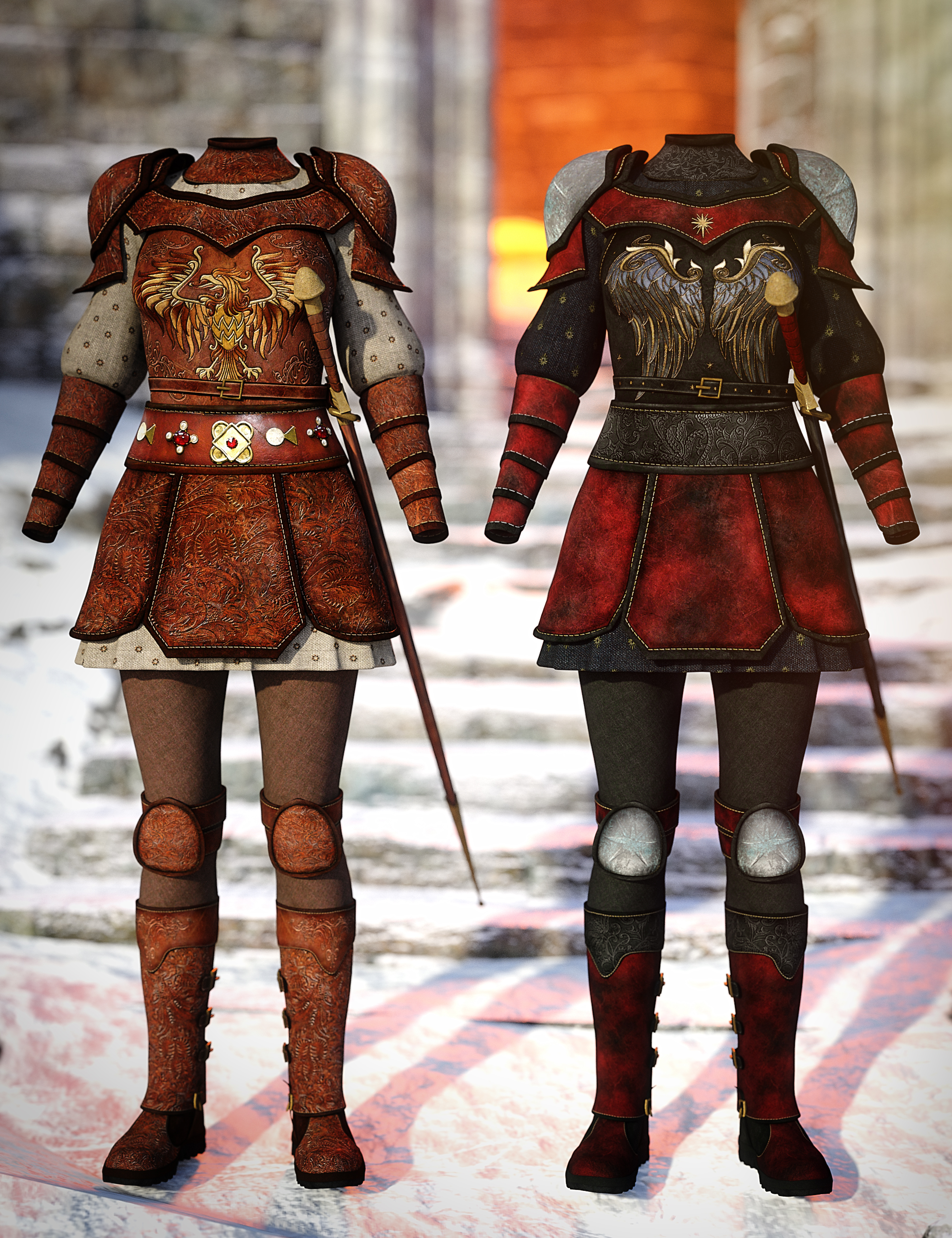 Defender for Gentle Paladin Defender for Gentle Paladin by: Sarsa, 3D Models by Daz 3D