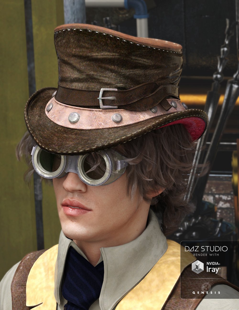 Mr. Cogsworth Mr. Cogsworth by: Sixus1 Media, 3D Models by Daz 3D