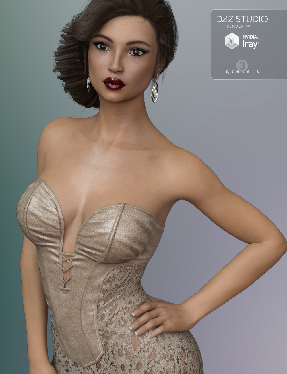 FW Catalina HD for Genesis 3 Female by: Fred Winkler Art, 3D Models by Daz 3D