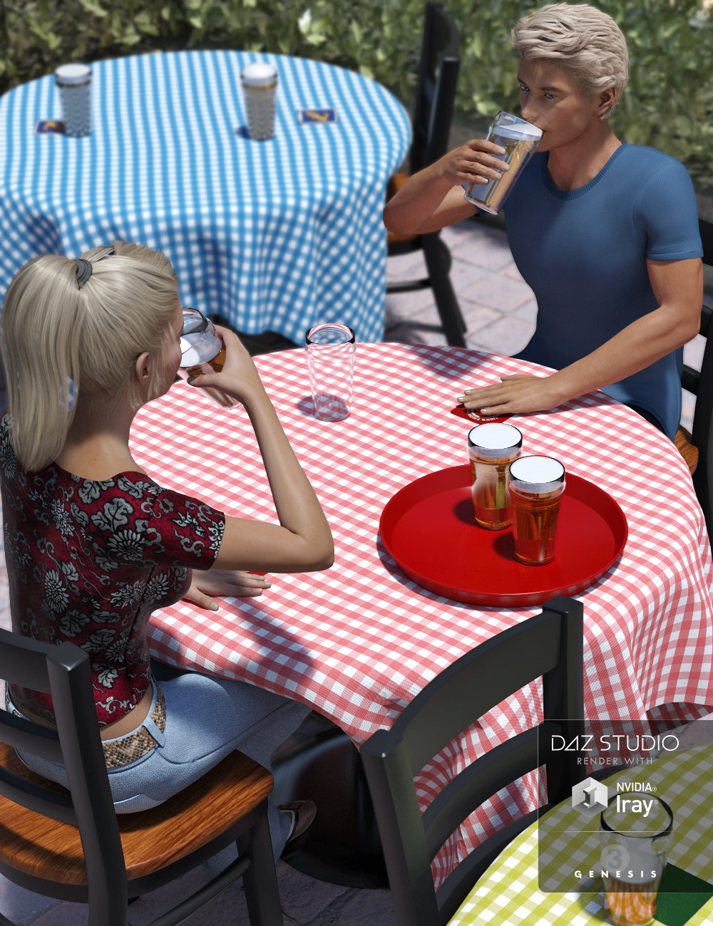 Beer Drinking Props by: Predatron, 3D Models by Daz 3D