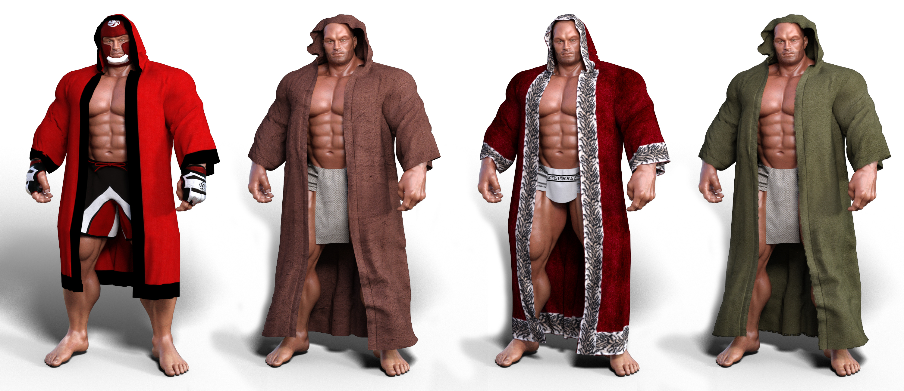 Heroic Dynamic Wardrobe for Hercules & Swole 7 by: SimonWMOptiTex, 3D Models by Daz 3D