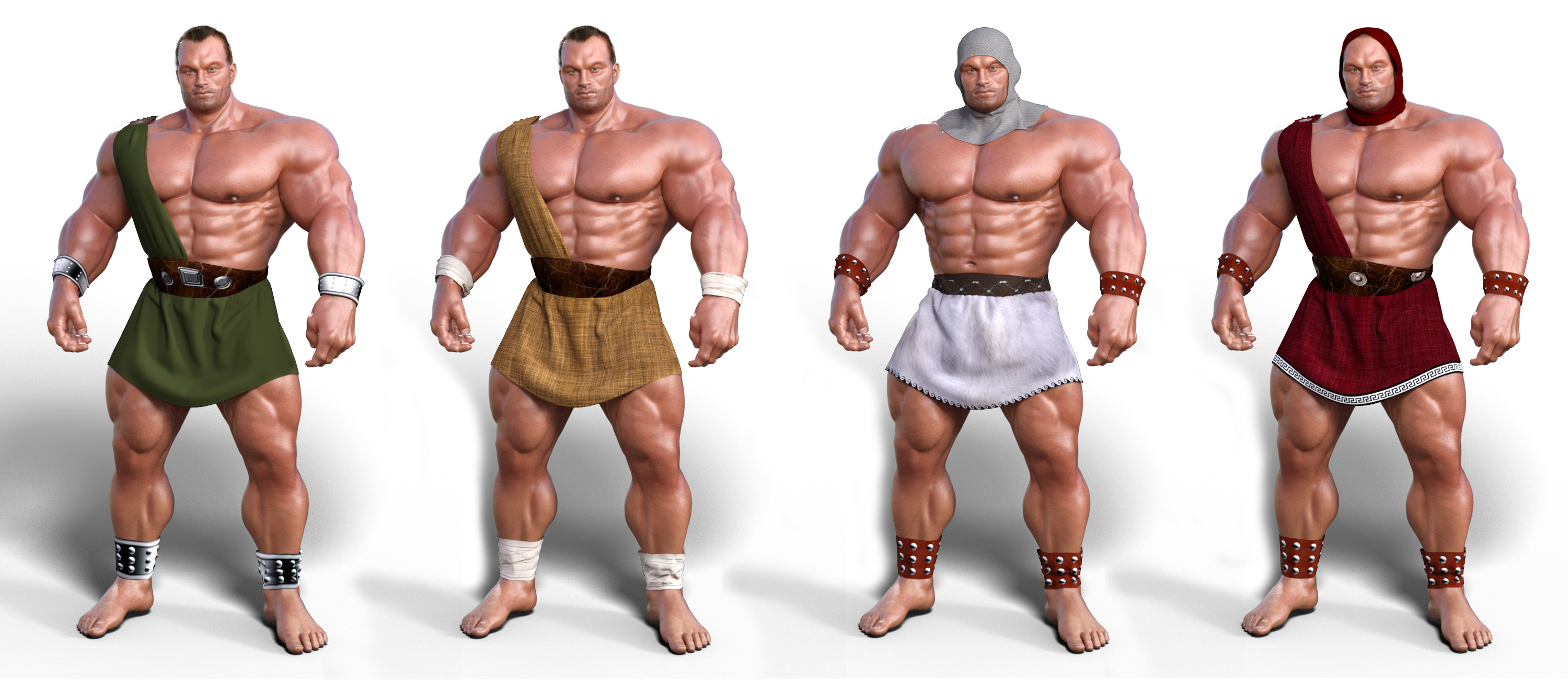 Heroic Dynamic Wardrobe for Hercules & Swole 7 Heroic Dynamic Wardrobe for Hercules & Swole 7 by: SimonWMOptiTex, 3D Models by Daz 3D