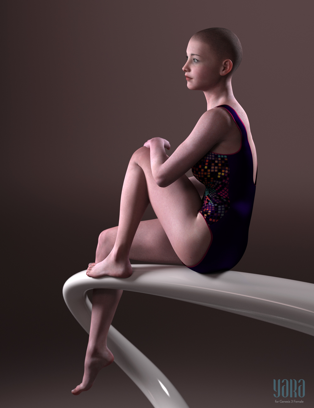 Yara HD for Genesis 3 Female by: bluejaunte, 3D Models by Daz 3D
