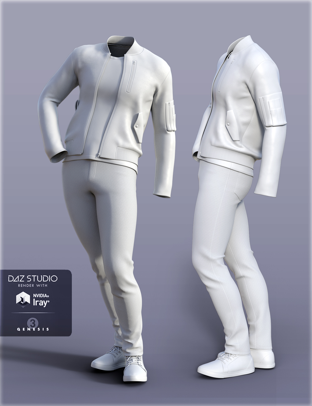 H&C Casual B for Genesis 3 Male(s) by: IH Kang, 3D Models by Daz 3D