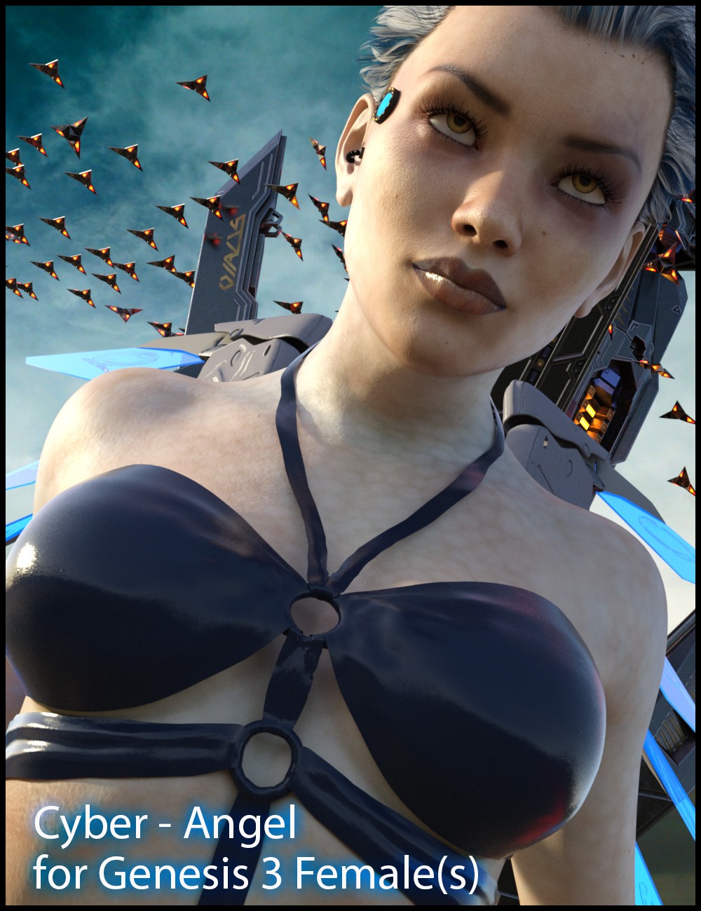 CyberAngel - The Character for Genesis 3 Female CyberAngel - The Character for Genesis 3 Female by: Nathy Design, 3D Models by Daz 3D