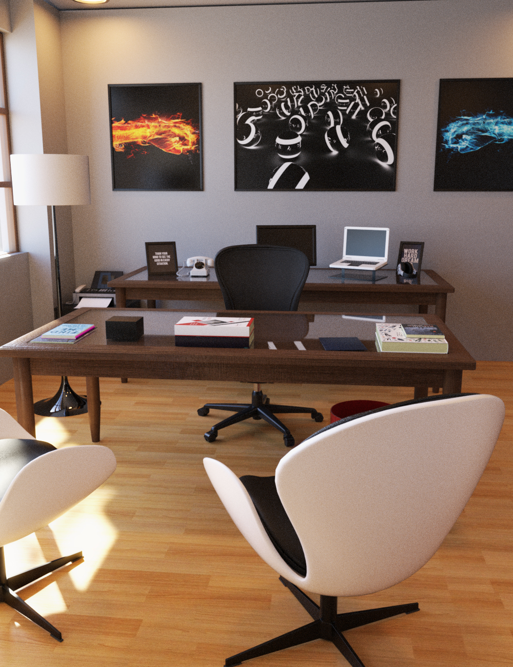 The Home Office by: Tesla3dCorp, 3D Models by Daz 3D