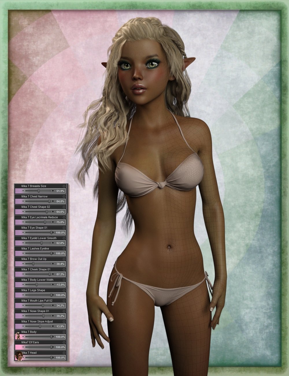 Mika 7 Morph Resource Kit for Genesis 3 Female by: ThorneHandspan Studios, 3D Models by Daz 3D
