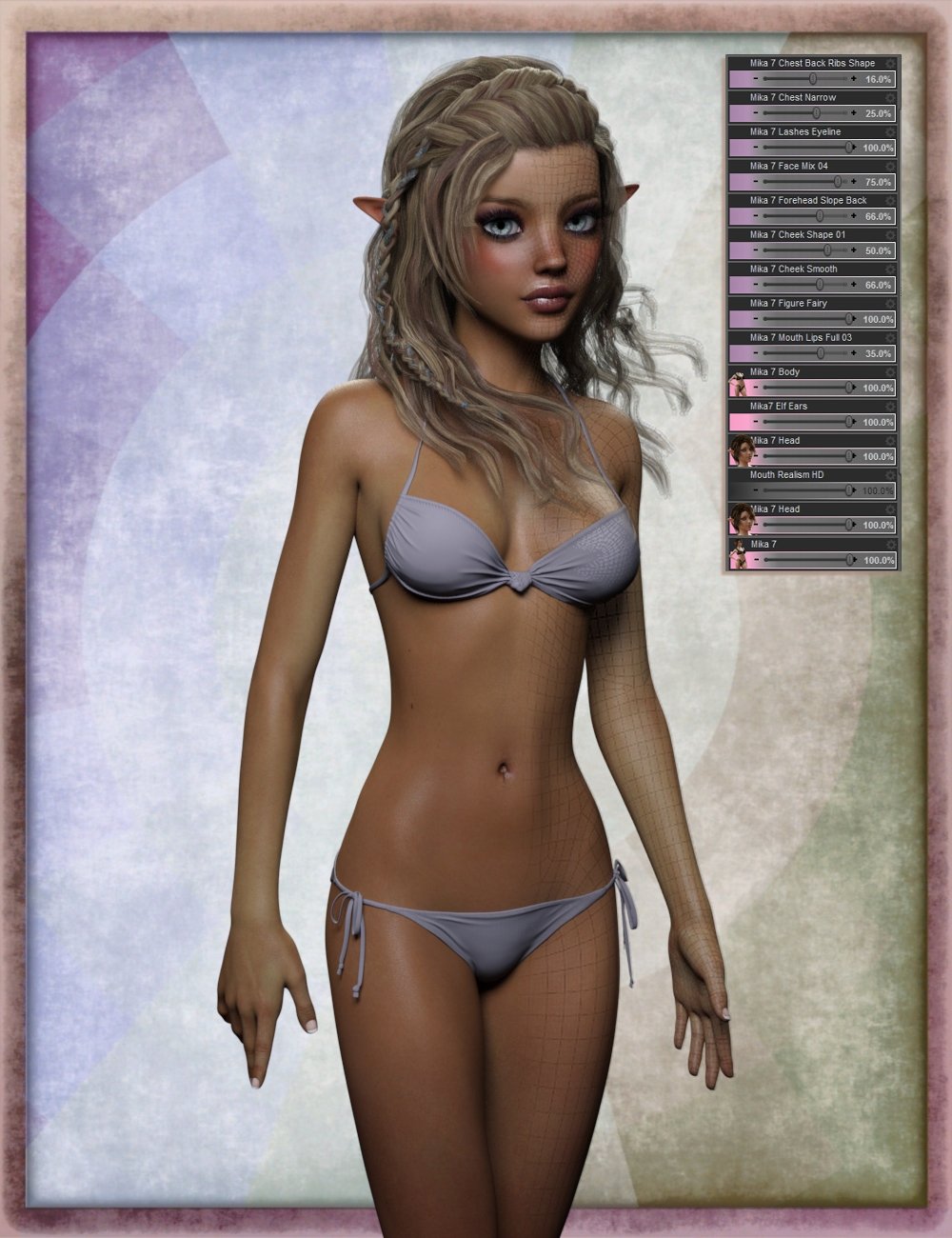 Mika 7 Morph Resource Kit For Genesis 3 Female Daz 3d 7615