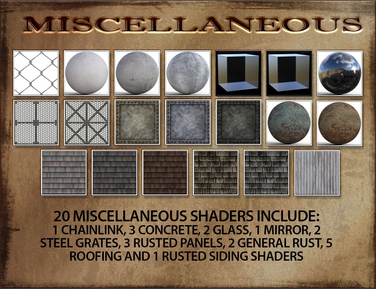 Architectural Iray Shaders Architectural Iray Shaders by: vyktohria, 3D Models by Daz 3D