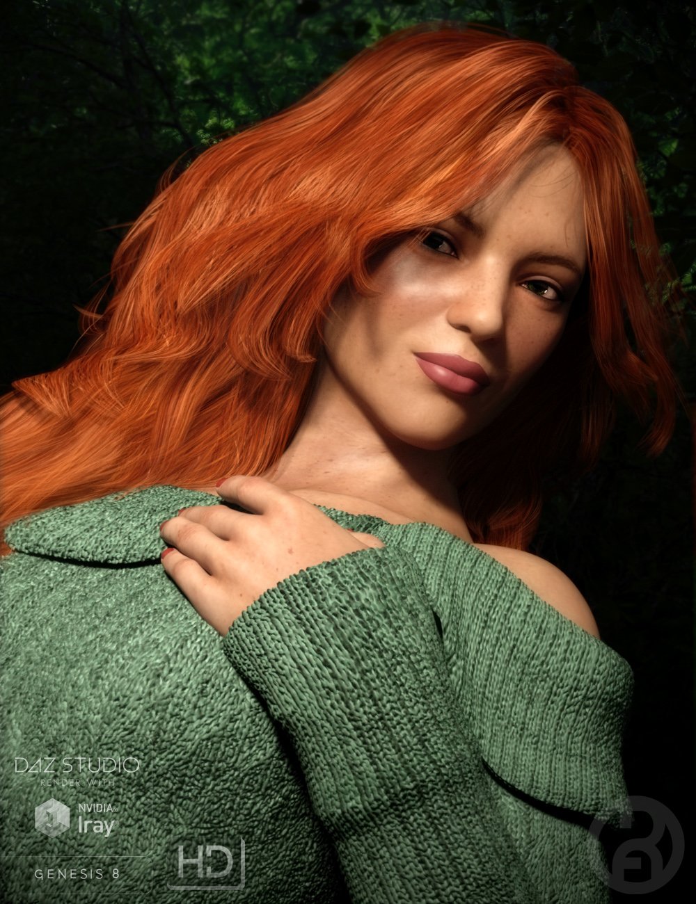 Aine for Genesis 8 Female by: RawArt, 3D Models by Daz 3D