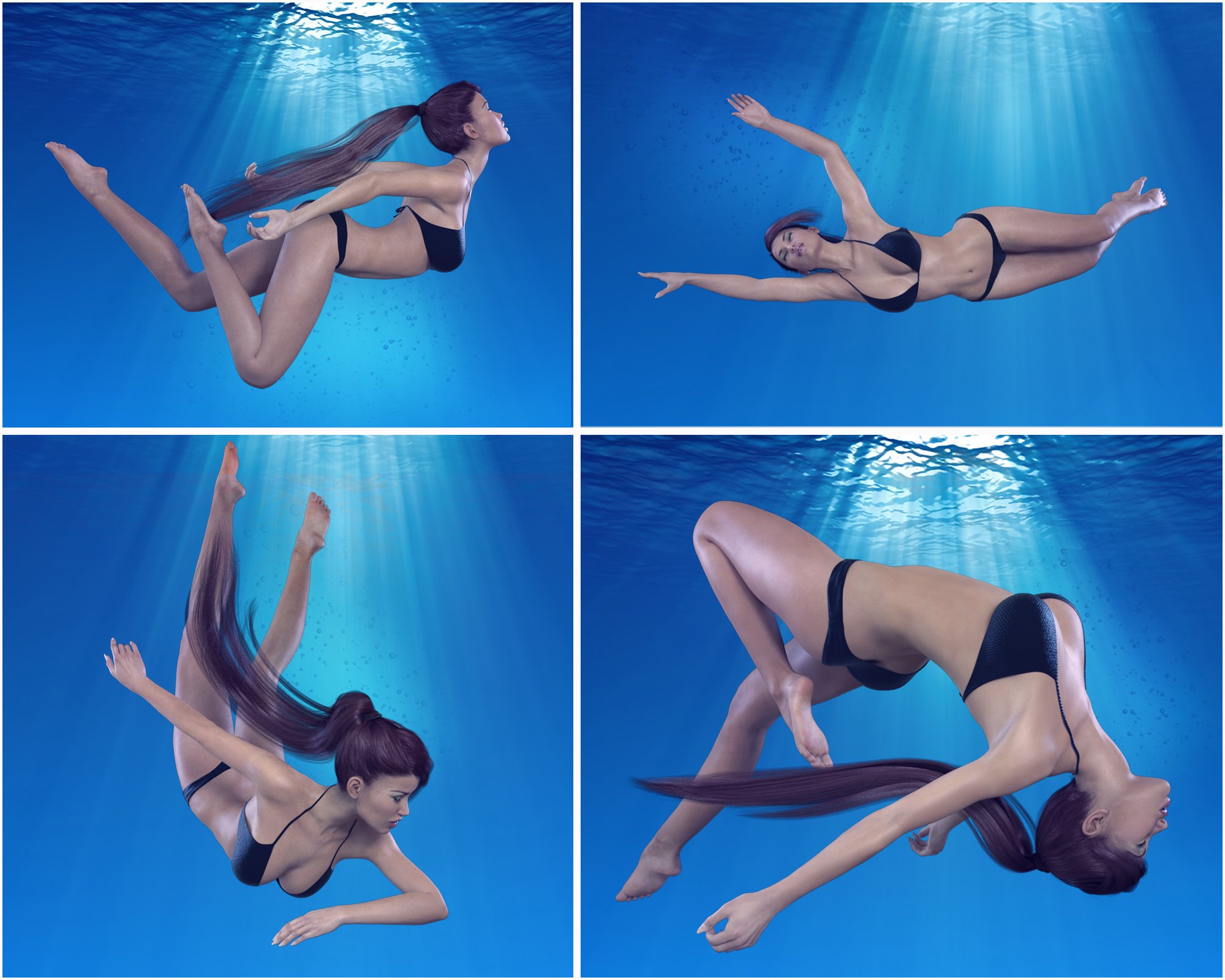 Z Underwater - Swimming Poses for Genesis 3 Female Z Underwater - Swimming Poses for Genesis 3 Female by: Zeddicuss, 3D Models by Daz 3D