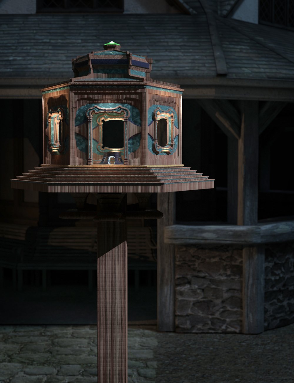 Glass Fairy House by: MarshianMarshian2, 3D Models by Daz 3D