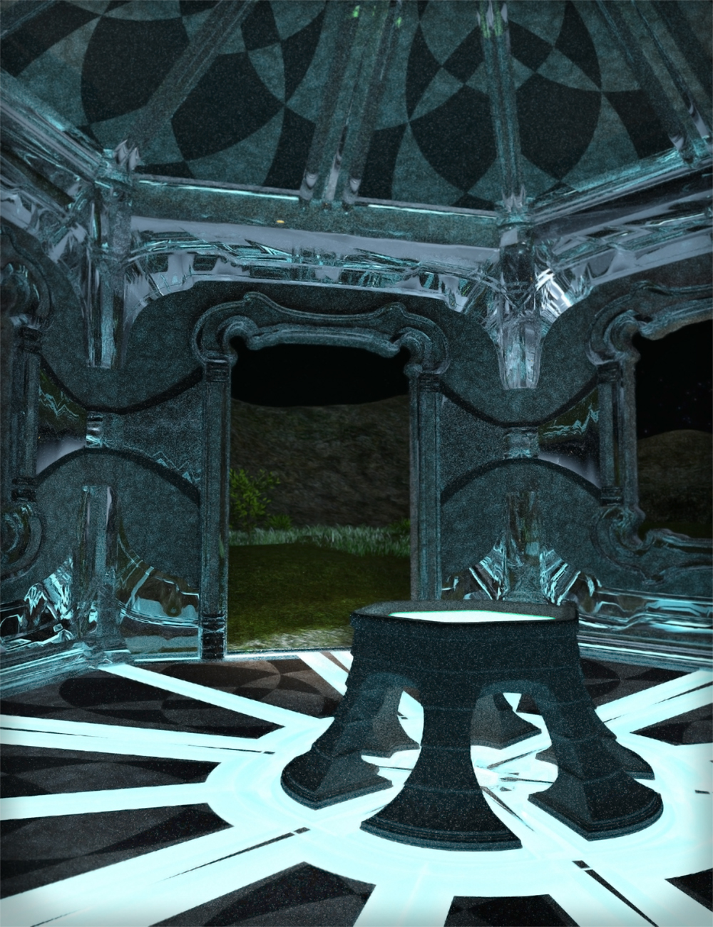 Glass Fairy House Glass Fairy House by: MarshianMarshian2, 3D Models by Daz 3D
