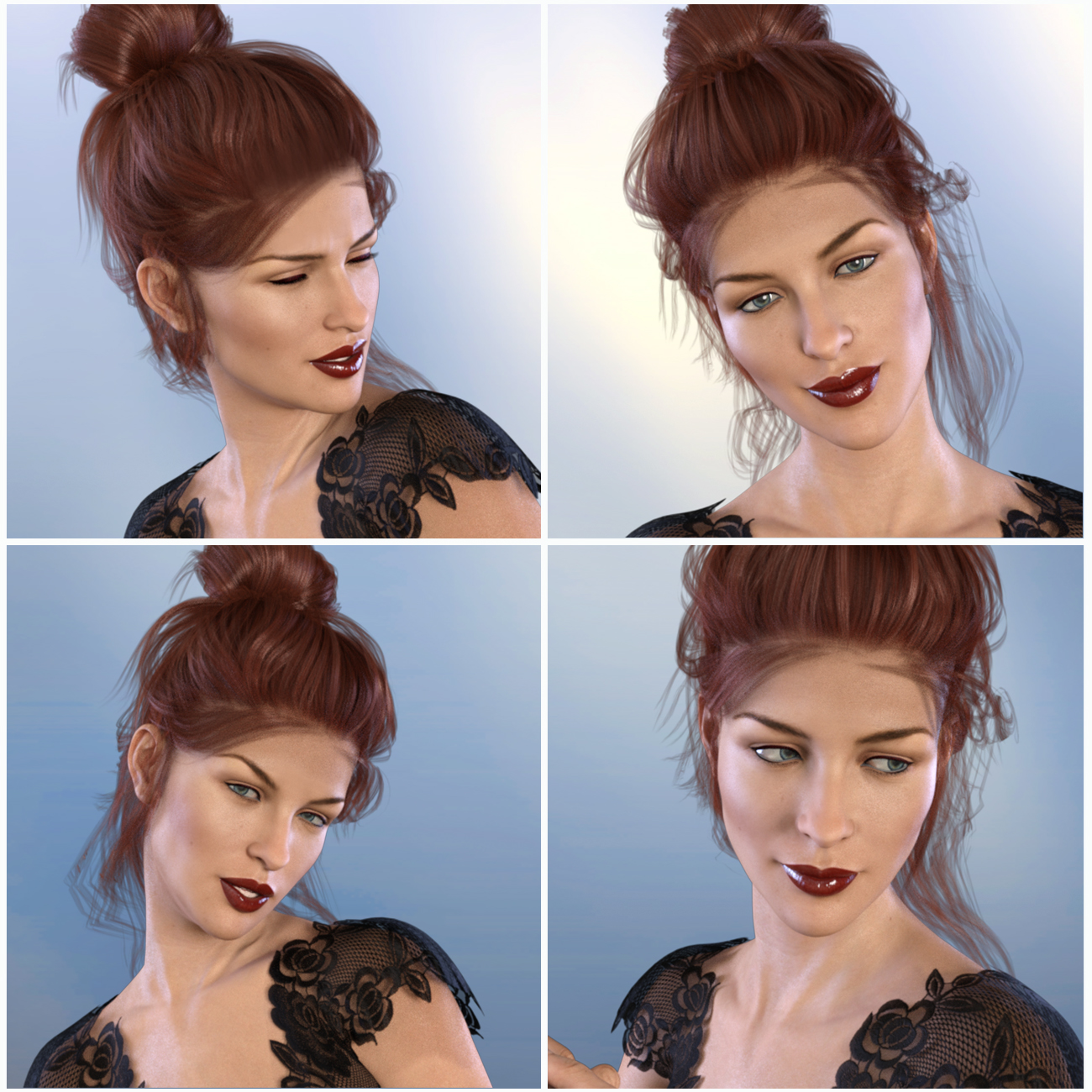 Z Romantic Soul - Dialable and One-Click Expressions for Victoria 8 Z Romantic Soul - Dialable and One-Click Expressions for Victoria 8 by: Zeddicuss, 3D Models by Daz 3D