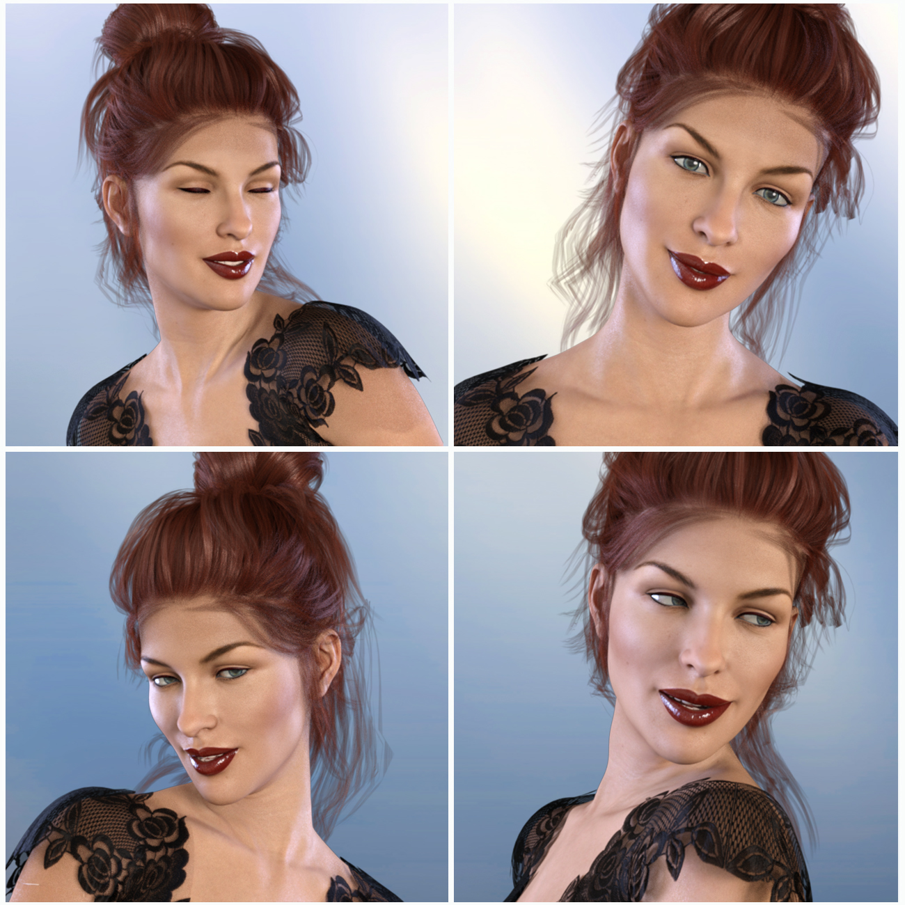 Z Romantic Soul - Dialable and One-Click Expressions for Victoria 8 Z Romantic Soul - Dialable and One-Click Expressions for Victoria 8 by: Zeddicuss, 3D Models by Daz 3D