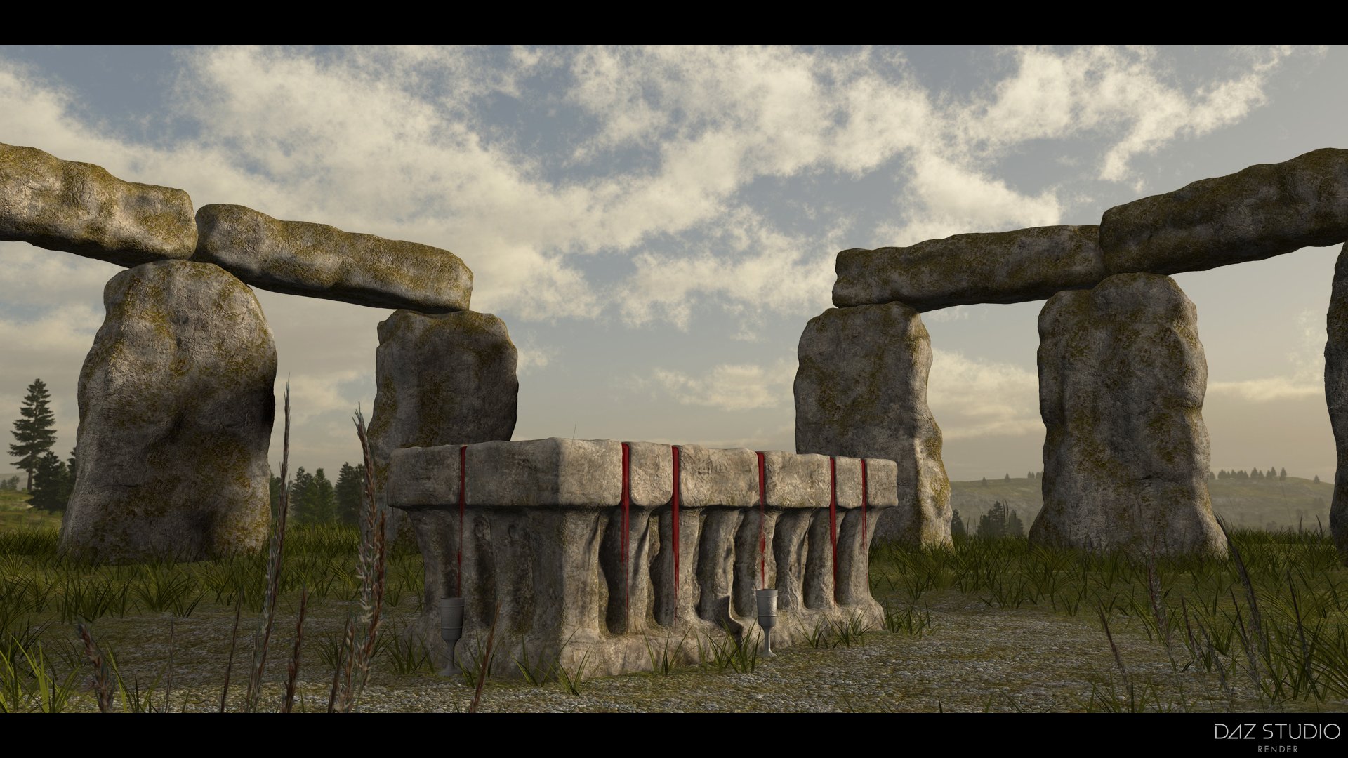Easy Environments: Witchcraft: Sacrifice by: Flipmode, 3D Models by Daz 3D