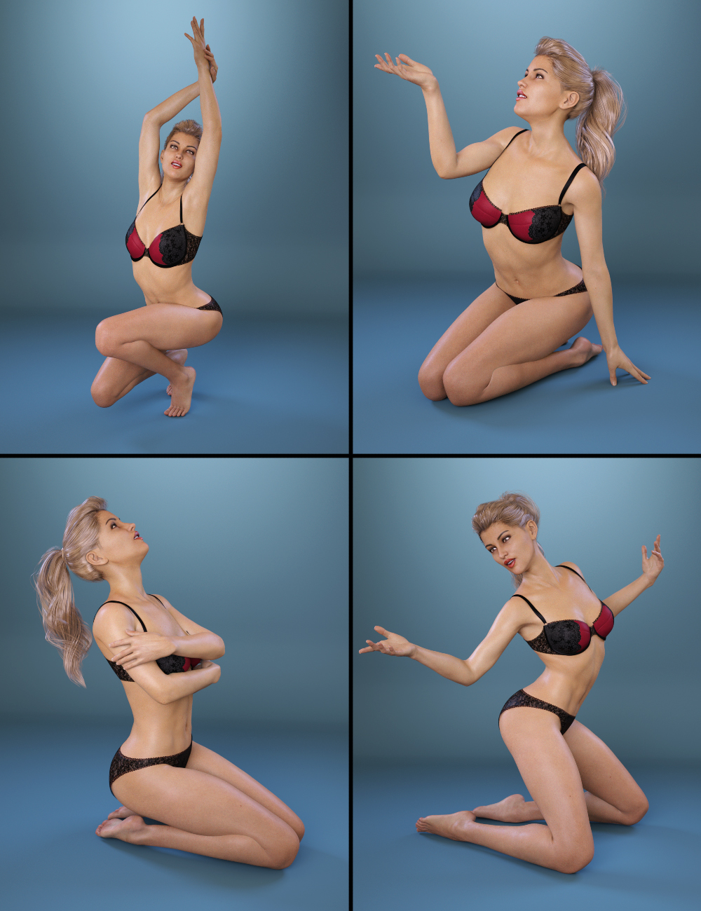 Ethereal Poses and Expressions for Genesis 8 Female(s) by: Val3dart, 3D Models by Daz 3D