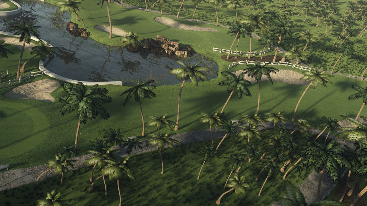 Golf Course by: Mely3D, 3D Models by Daz 3D